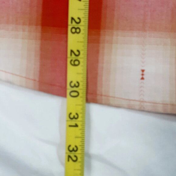 Wrangler Shirt Men's Size 2XL Cinnamon Stick Plaid Short Sleeve Collar Western - Picture 9 of 11